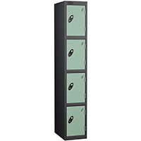 Probe 4 Door Locker Cam Lock ACTIVECOAT W305xD460xH1780mm Black Body Jade Door 7 Year Warranty