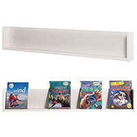 Shelf Style Wall Mounted Display  Pack Of 3  White