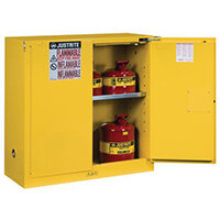 Sure-Grip Ex Slimline Safety Cabinet 114L Cap. 2 Self Closing Doors. 2 Shelves. 2 Dual Air Vents