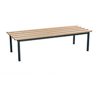 Evolve Mezzo Deep Bench 3000x595mm 3 Legs Black