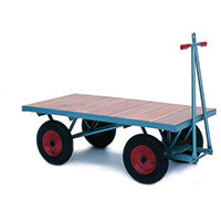 H/D Platform Truck Flatbed Pneumatic Tyres 510mmhx914Wx1930D