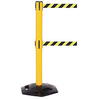 Weathermaster 250 Twin Yellow Post 3.4M Yell/Black Diagonal Belt Web