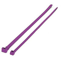 Standard Coloured Nylon Cable Ties Purple LxW 300x4.8mm