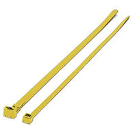 Standard Coloured Nylon Cable Ties Yellow LxW 100x2.5mm