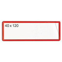 Magnetic Ticket Pouch 40X120 Pk 100 Red