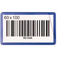 Magnetic Ticket Pouch 60X100 Pk 100 Blue