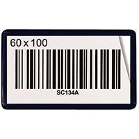 Magnetic Ticket Pouch 60X100 Pk 100 Black