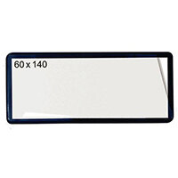 Magnetic Ticket Pouch 60X140 Pk 100 Black