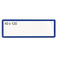 Self-Adhesive Ticket Pouch 40X120 Pk 100  Blue