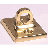 Wall Plate In Polished Brass In Small