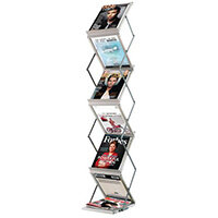 Fast Paper 6 Compartment Portable Display System