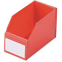 K-Bin Polyprop Pack Of 50 Hxwxl 100x100x400mm Red