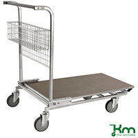 Stock Trolley With Panel Platform LxWxH 1170x700x955mm. Capacity 200Kg Stock Trolley With Panel Platform LxWxH 1170x700x955mm. Capacity 200Kg