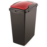 Lift Up Lid For 40L Recycling Bin - Red