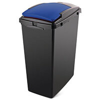 40L Recycling Bin with Blue Lift up Lid