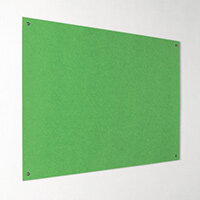 Eco-Colour Frameless Resist-A-Flame Board 600x900mm Apple Green