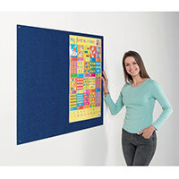 Eco-Colour Frameless Resist-A-Flame Board 900x1200mm Blue