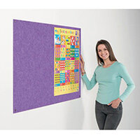 Eco-Colour Frameless Resist-A-Flame Board 900x1200mm Purple