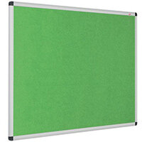 Eco-Colour Aluminium Framed Resist-A-Flame Board 600x900mm Apple Green