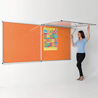 Eco-Colour Corridor Resist-A-Flame Tamperproof Board 900x1800mm Orange