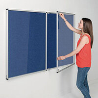 Eco-Colour Blue Tamperproof Resist-A-Flame Board Size HxW: 1200x1800mm