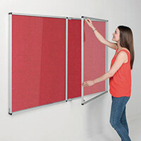 Eco-Colour Red Tamperproof Resist-A-Flame Board Size HxW: 1200x1800mm