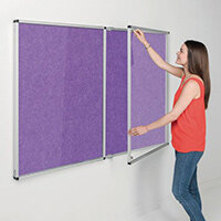 Eco-Colour Purple Tamperproof Resist-A-Flame Board Size HxW: 1200x2400mm