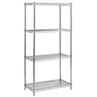 Stainless Steel Shelving HxWxDmm 1800x1500x400 With 5 Shelves