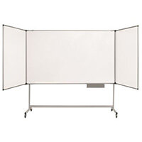 Maya Trio Whiteboard For Mobile Structure / W1500Xh1000mm (Closed) /Lacquered Steel Surface