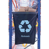 Blue Racksack for Recycling Symbol Single Pack