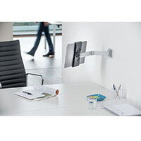 Durable Tablet Holder Wall Arm Aluminium