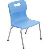 Titan 4 Leg Classroom Chair Size 2 310mm Seat Height (Ages: 4-6 Years) Sky Blue T12-CB - 5 Year Guarantee Titan 4 Leg Classroom Chair Size 2 310mm Seat Height (Ages: 4-6 Years) Sky Blue T12-CB - 5 Year Guarantee