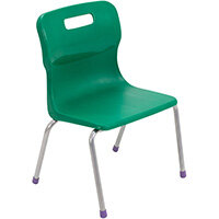Titan 4 Leg Classroom Chair Size 2 310mm Seat Height (Ages: 4-6 Years) Green T12-GN2 - 5 Year Guarantee Titan 4 Leg Classroom Chair Size 2 310mm Seat Height (Ages: 4-6 Years) Green T12-GN2 - 5 Year Guarantee