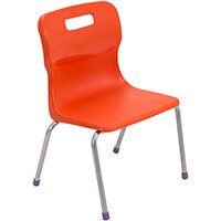 Titan 4 Leg Classroom Chair Size 2 310mm Seat Height (Ages: 4-6 Years) Orange T12-O - 5 Year Guarantee Titan 4 Leg Classroom Chair Size 2 310mm Seat Height (Ages: 4-6 Years) Orange T12-O - 5 Year Guarantee