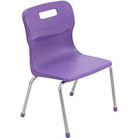 Titan 4 Leg Classroom Chair Size 2 310mm Seat Height (Ages: 4-6 Years) Purple T12-P2 - 5 Year Guarantee Titan 4 Leg Classroom Chair Size 2 310mm Seat Height (Ages: 4-6 Years) Purple T12-P2 - 5 Year Guarantee