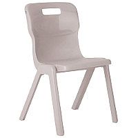 Titan One Piece School Chair Size 2 310mm Grey Pack of 10 Titan One Piece School Chair Size 2 310mm Grey Pack of 10
