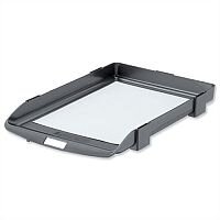 Rexel Agenda Classic 35 Letter Tray Stackable Charcoal Rexel Agenda Classic 35 Letter Tray Stackable Charcoal