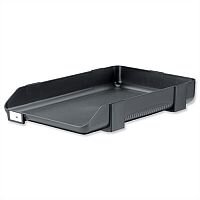 Rexel Agenda Classic 55 Letter Tray Stackable Charcoal Rexel Agenda Classic 55 Letter Tray Stackable Charcoal