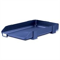 Rexel Agenda Classic 55 Letter Tray Stackable Blue Rexel Agenda Classic 55 Letter Tray Stackable Blue