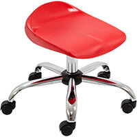 Titan Swivel Junior Classroom Stool with Castors 405-475mm Seat Height (Ages: 6-11 Years) Red T32-R - 5 Year Guarantee Titan Swivel Junior Classroom Stool with Castors 405-475mm Seat Height (Ages: 6-11 Years) Red T32-R - 5 Year Guarantee