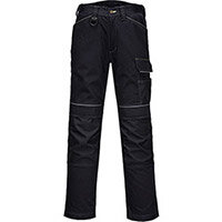 Portwest T601 PW3 Work Trousers Black Size UK48/EU64 (Regular Fit)