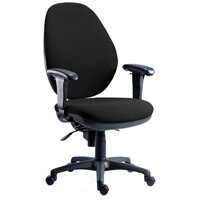 Syncrotek Super Large Ergonomic Task Operator Office Chair In Charcoal Fabric Syncrotek Super Large Ergonomic Task Operator Office Chair In Charcoal Fabric