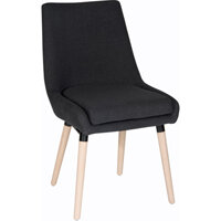 Welcome Conference Chair With Modern Oak Coloured Legs In Graphite Set of 2 Welcome Conference Chair With Modern Oak Coloured Legs In Graphite Set of 2