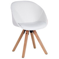 Pyramid Padded Tub Visitors Chair In White Set of 2 Pyramid Padded Tub Visitors Chair In White Set of 2