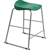 Titan High Backless Classroom Stool Size 5 610mm Seat Height (Ages: 11-14 Years) Polly Lipped Seat with Skid Base Green T92-GN - 5 Year Guarantee Titan High Backless Classroom Stool Size 5 610mm Seat Height (Ages: 11-14 Years) Polly Lipped Seat with Skid Base Green T92-GN - 5 Year Guarantee