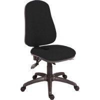Ergo Comfort Fabric Ergonomic Posture Office Chair With Pump Up Lumbar Support In Black Ergo Comfort Fabric Ergonomic Posture Office Chair With Pump Up Lumbar Support In Black