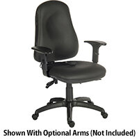 Ergo Comfort Ergonomic Posture Office Chair With Pump Up Lumbar Support In Pu Black Fabric Ergo Comfort Ergonomic Posture Office Chair With Pump Up Lumbar Support In Pu Black Fabric