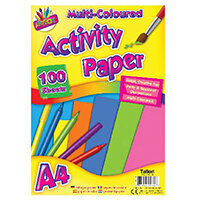 Art Box Activity Paper 100 Sheet A4 Assorted Pack of 12 TAL05044 Art Box Activity Paper 100 Sheet A4 Assorted Pack of 12 TAL05044