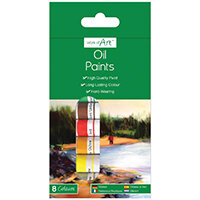 Work of Art Hard-Wearing Oil Paint Tubes Assorted Pack of 12 TAL06740 Work of Art Hard-Wearing Oil Paint Tubes Assorted Pack of 12 TAL06740