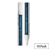 Schneider Deco Liquid Chalk Marker Bullet Tip 265 White 1-3mm Pack of 10 Schneider Deco Liquid Chalk Marker Bullet Tip 265 White 1-3mm Pack of 10